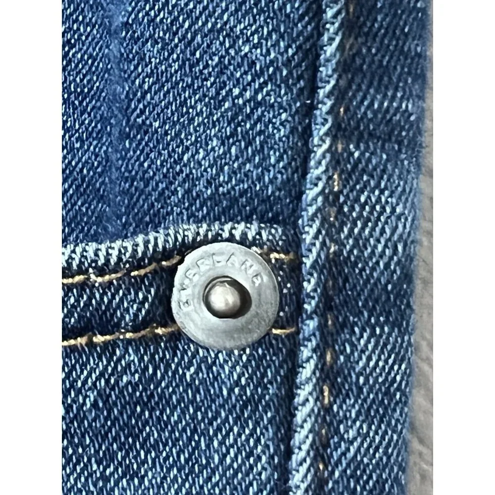 Everlane Women Jeans Size 32 High Rise Skinny Blue Stretch Zipper Pockets
